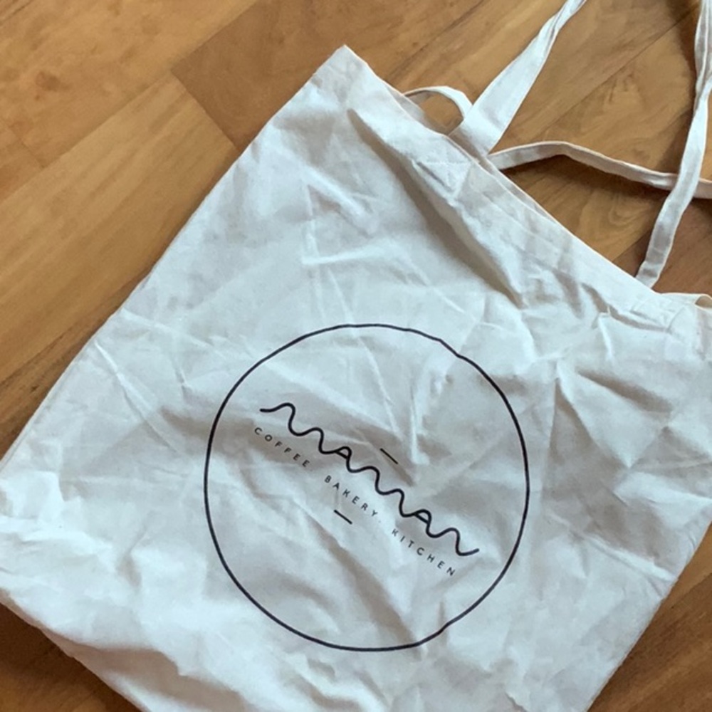 Maman canvas tote bag